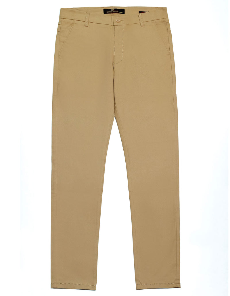 Camel Cotton Chino Slim Fitting Imported Stuff (Sco-tch-So-da)