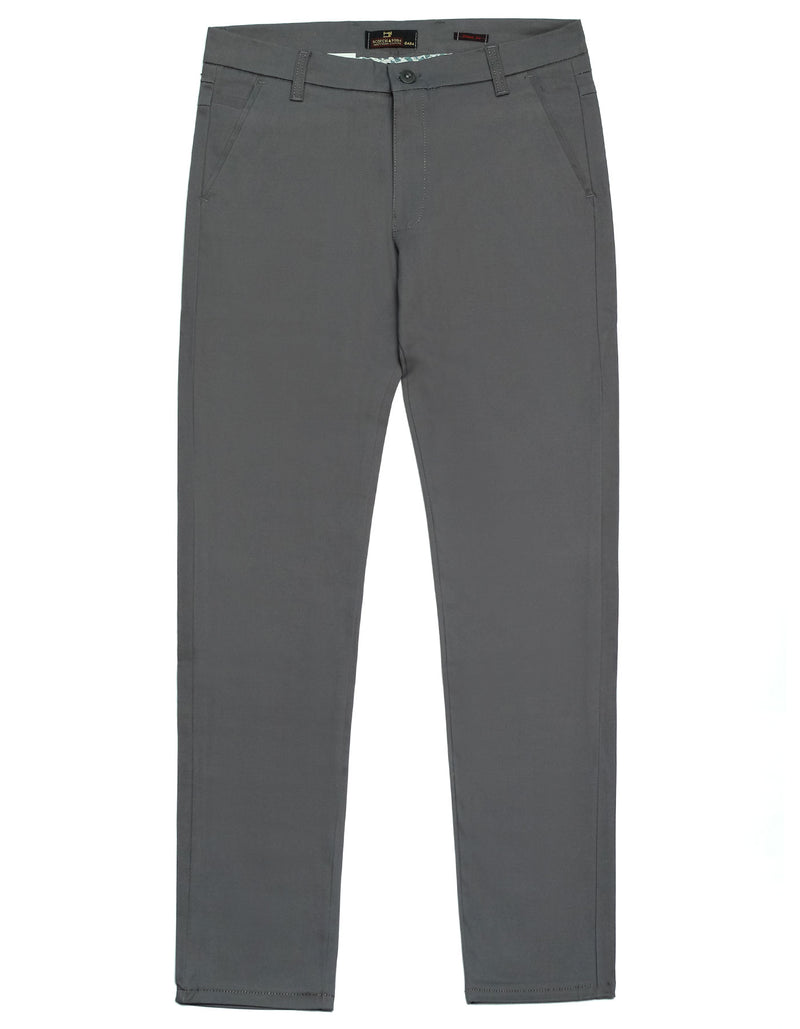 (Sco-tch-So-da) Dark Grey Cotton Chino  Imported Stuff