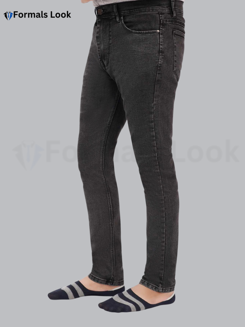 Jeans Pant Black Color Imported Stuff Ultra Stretch