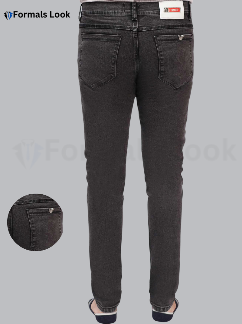 Jeans Pant Black Color Imported Stuff Ultra Stretch