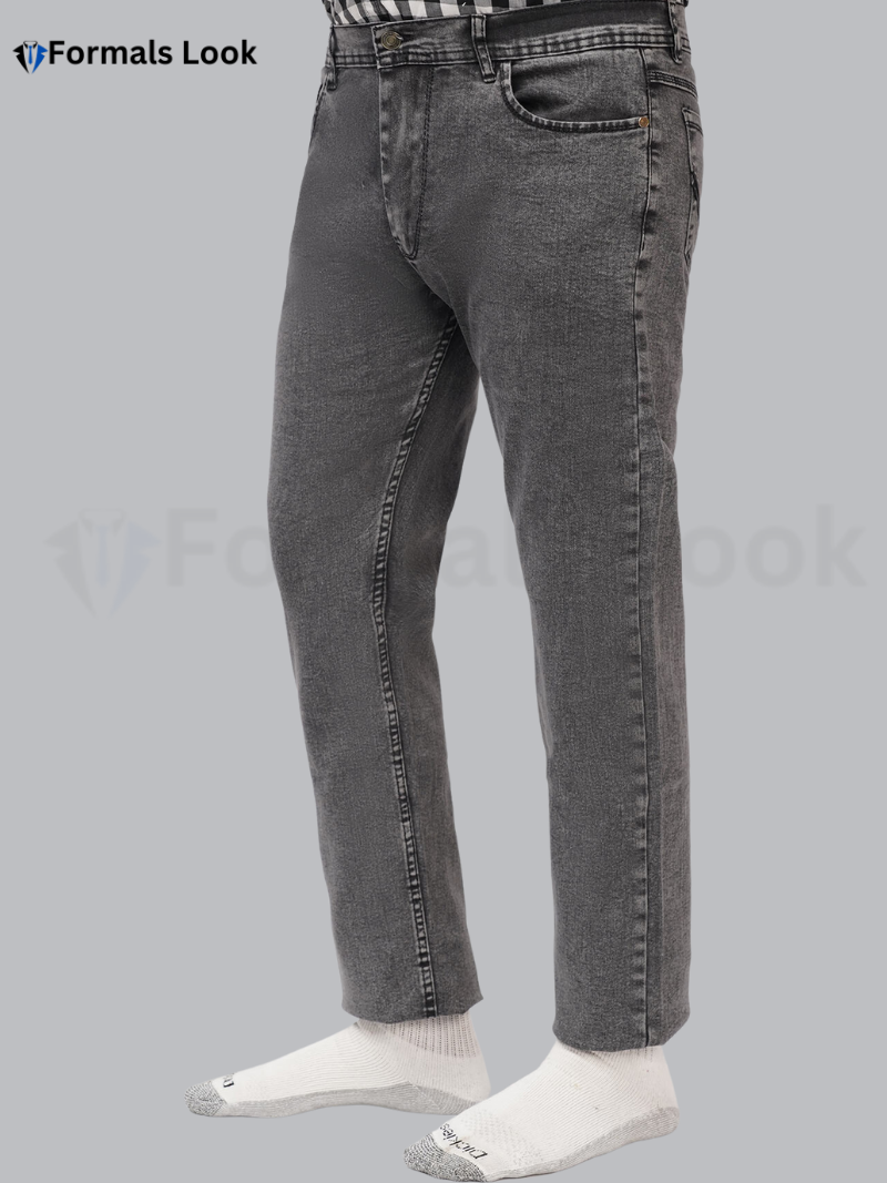 Jean Pant Black Color Imported Stuff In Stretch