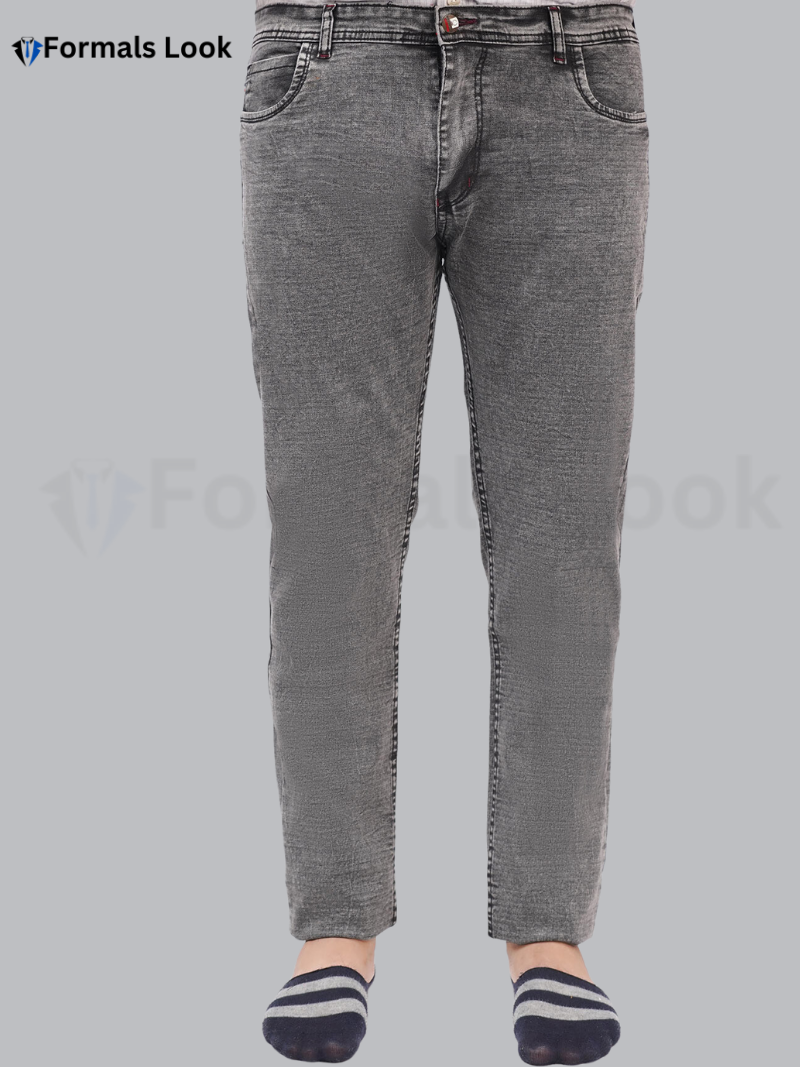 Jeans Pant Grey Color Ultra Stretch In Imported Stuff