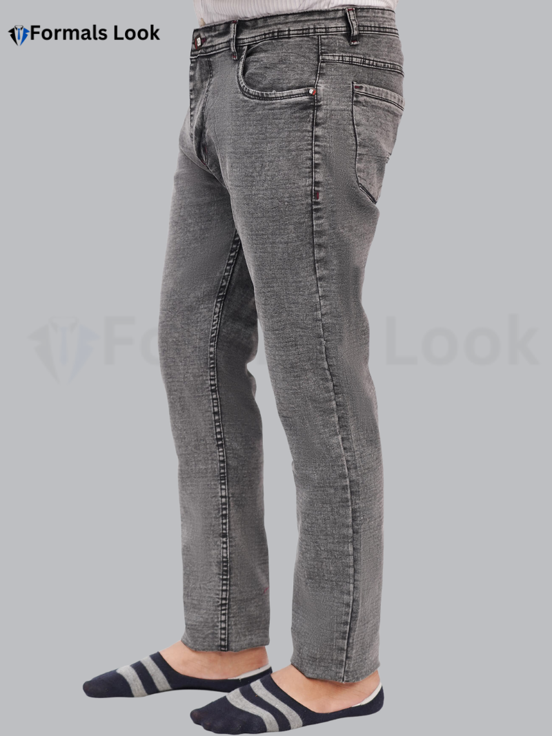 Jeans Pant Grey Color Ultra Stretch In Imported Stuff