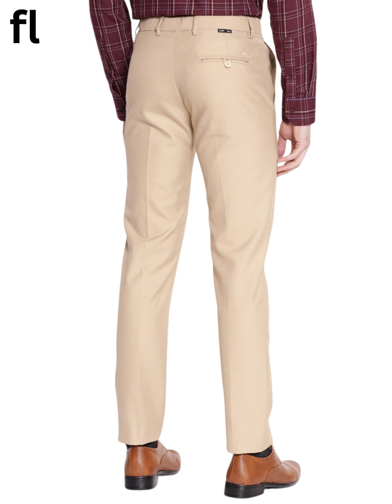 Men's Camel Light Premium Pant  Suiting Stuff Export Quality