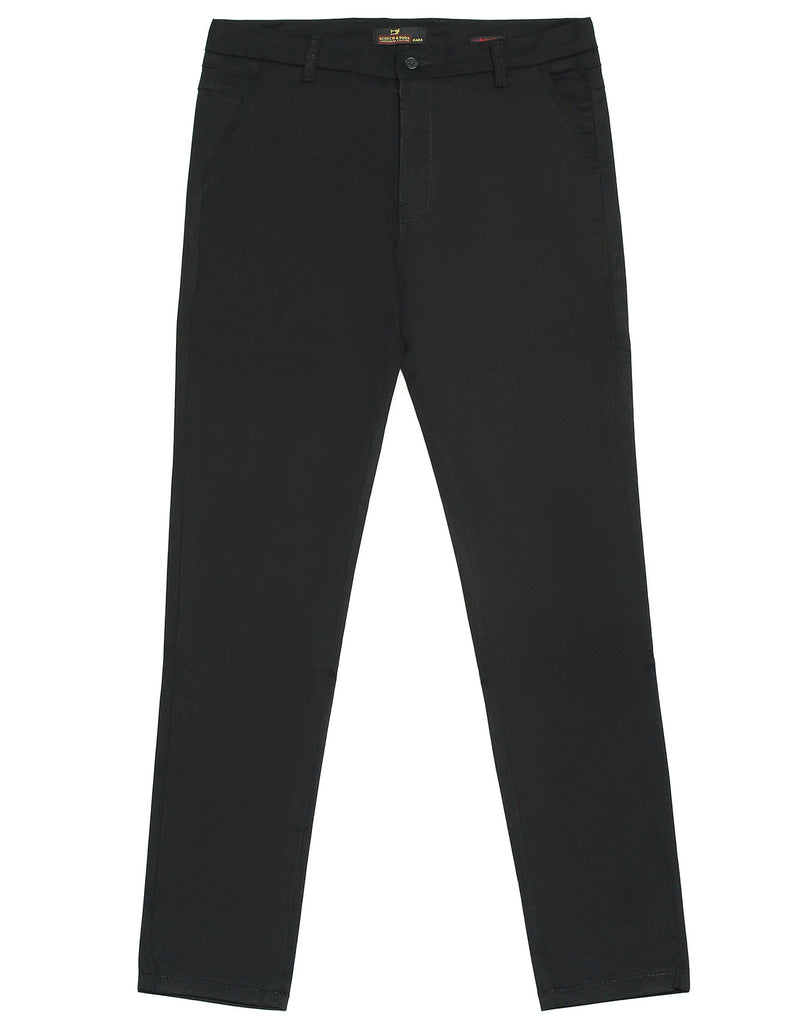 (Sco-tch-So-da) Black Cotton Chino  Imported Stuff