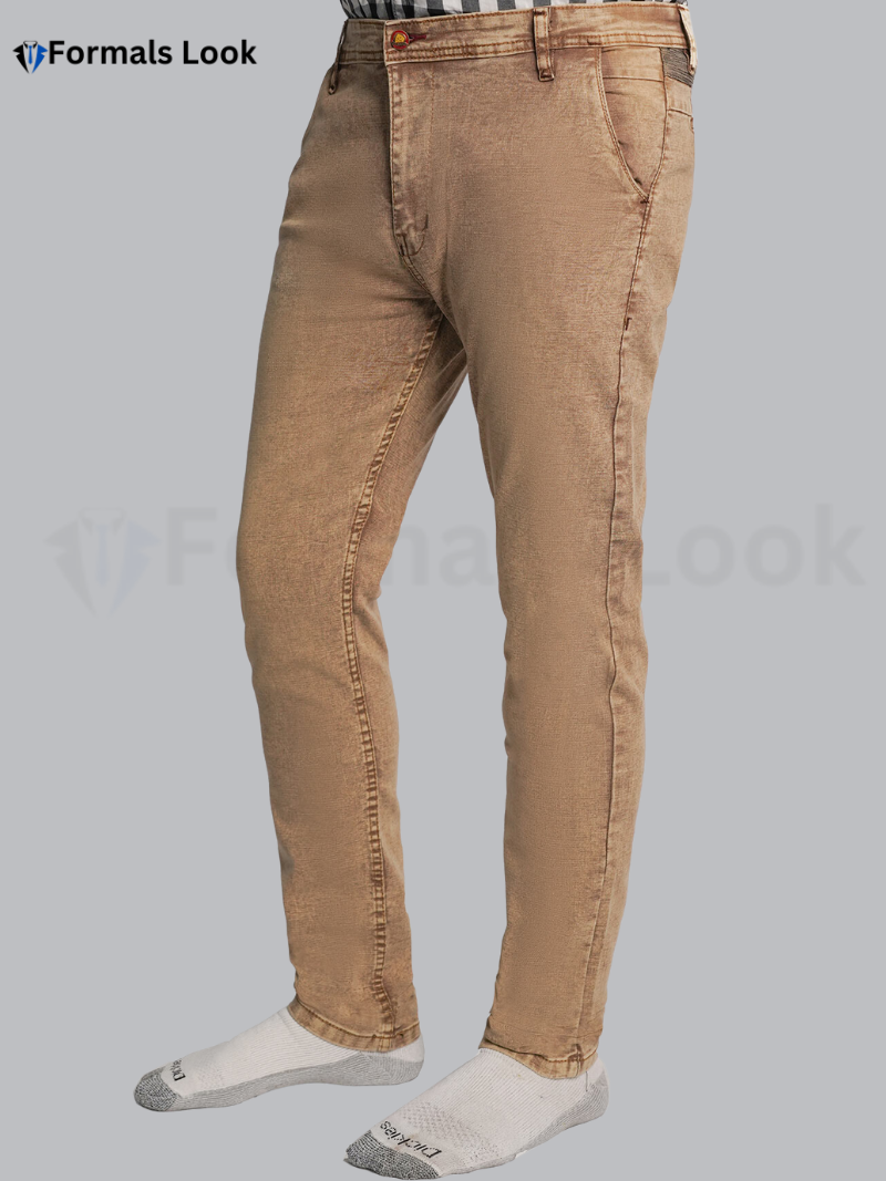 Jeans Pant Camel Imported Stuff Ultra Comfort With Stretch