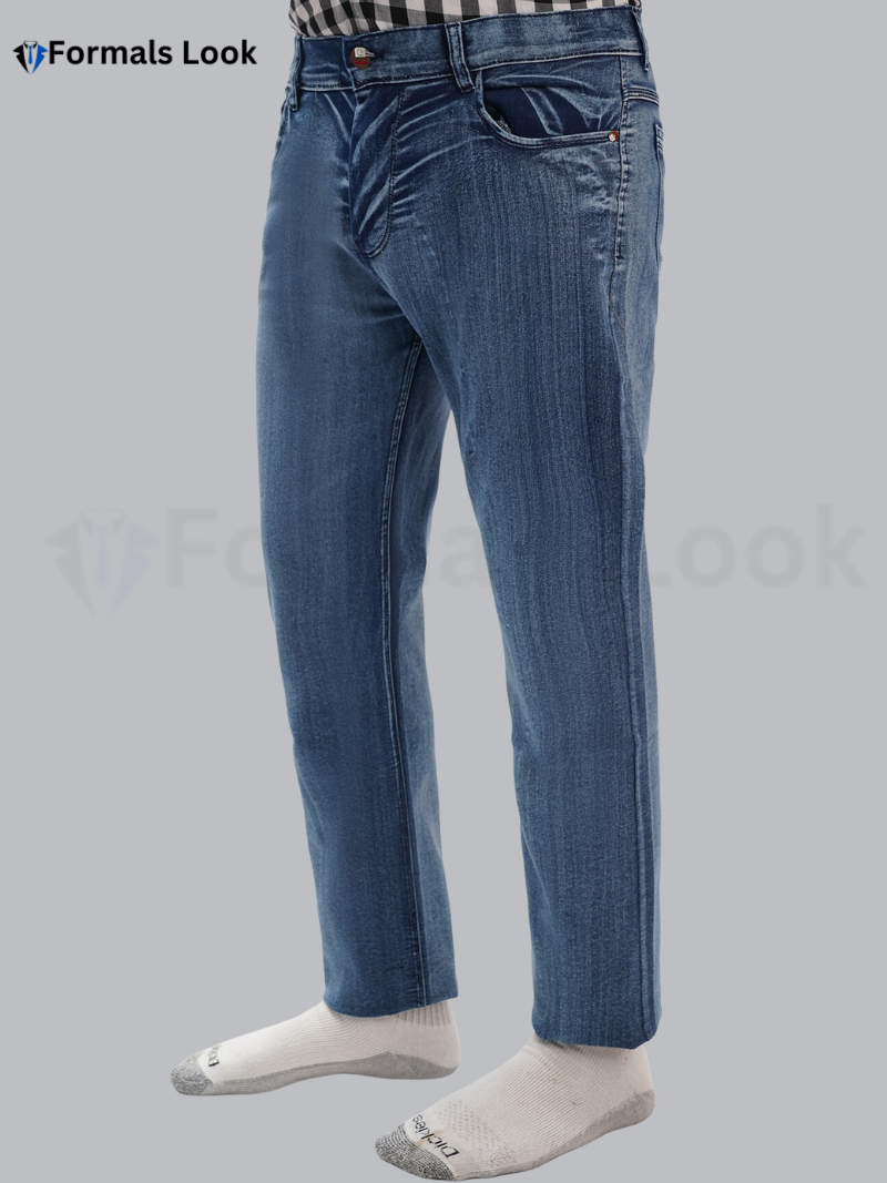 Jeans Pant Blue Color In Stretch