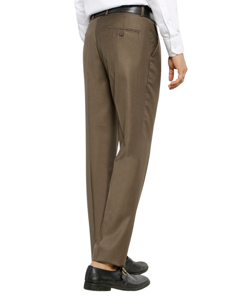 Men's Formal Light Brown Premium Pant  Suiting Stuff Export Quality