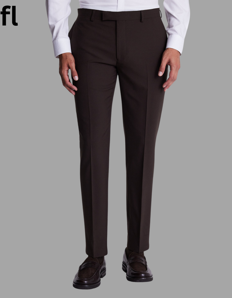 Men's Formal Brown Premium Pant  Suiting Stuff Export Quality