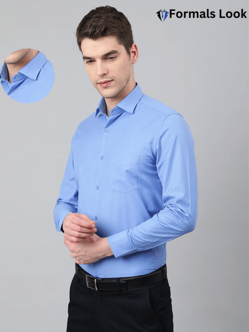 Sky Blue Premium Formal Shirt