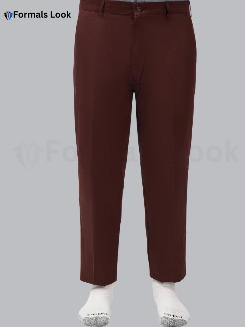 D.O.C.K.E.R Mahroon Premium Cotton Mens Pant