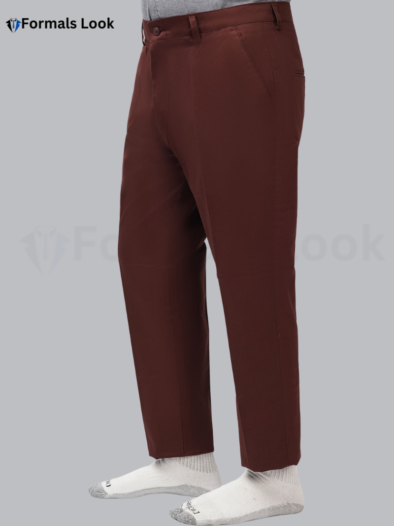 D.O.C.K.E.R Mahroon Premium Cotton Mens Pant