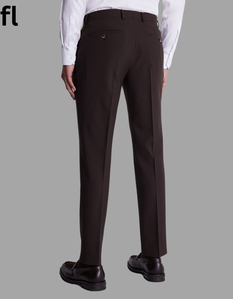 Men's Formal Brown Premium Pant  Suiting Stuff Export Quality