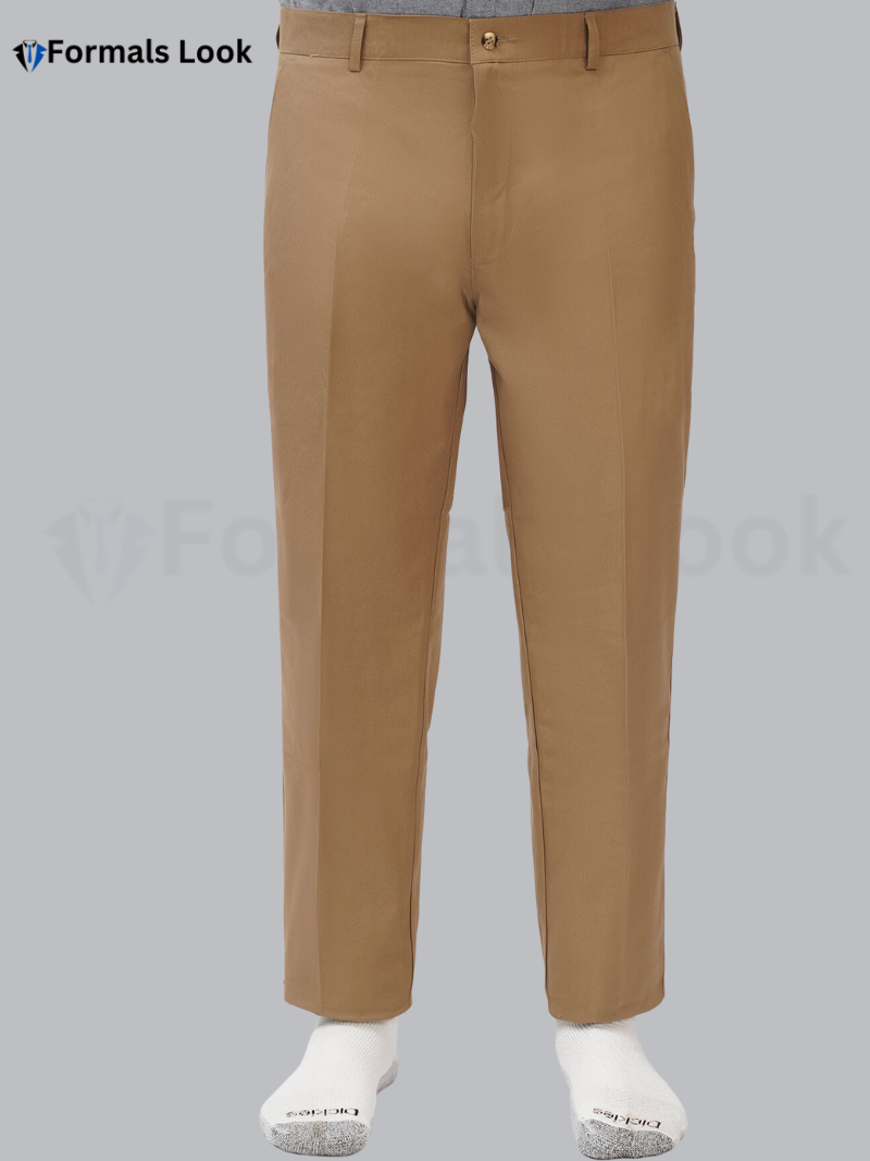 D..O.C.K.E.R Khakhi Premium Cotton Mens Pant