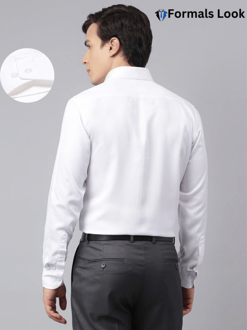 Pure White Premium Formal Shirt