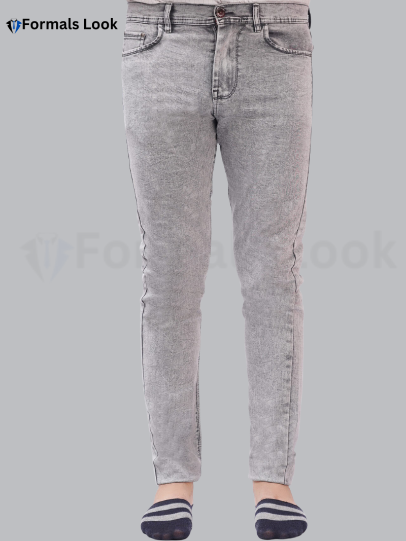 Jeans Pant Grey Color Imported Stuff Ultra Stretch