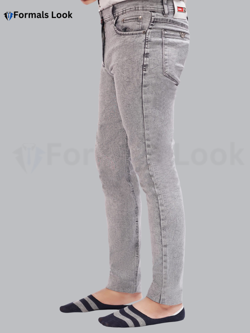 Jeans Pant Grey Color Imported Stuff Ultra Stretch