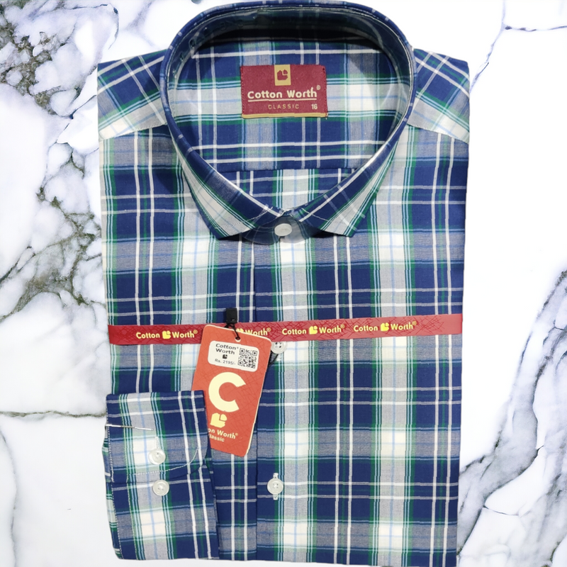 Formal Check Shirt Premium