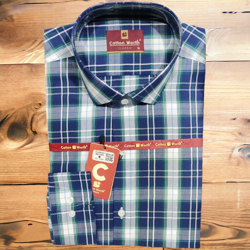 Formal Check Shirt Premium