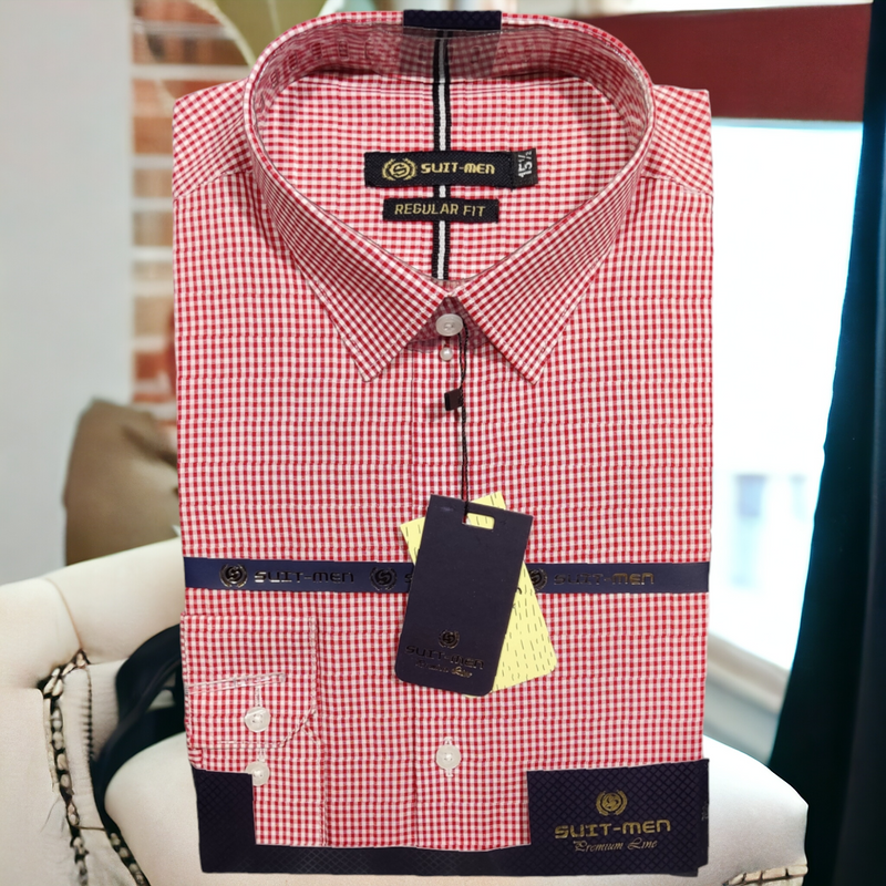 Formal Check Shirt Premium