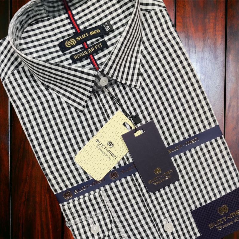 Formal Check Shirt Premium