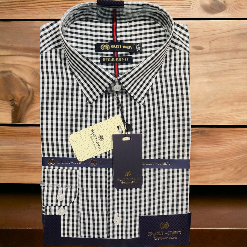 Formal Check Shirt Premium