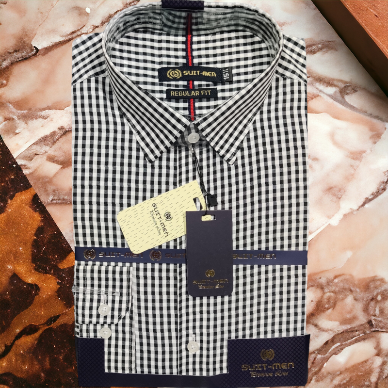 Formal Check Shirt Premium