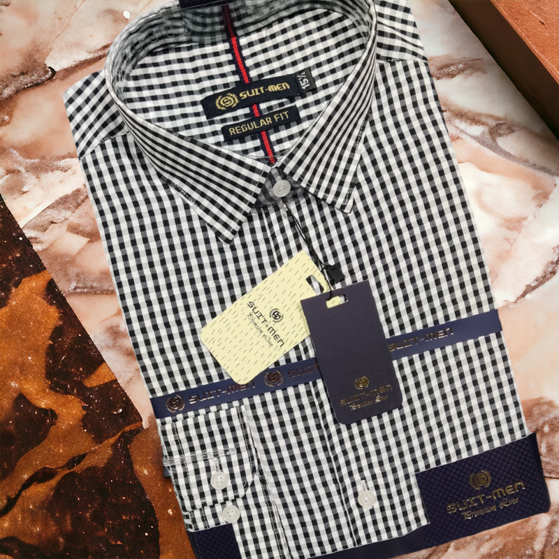 Formal Check Shirt Premium