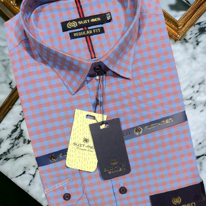 Formal Check Shirt Premium