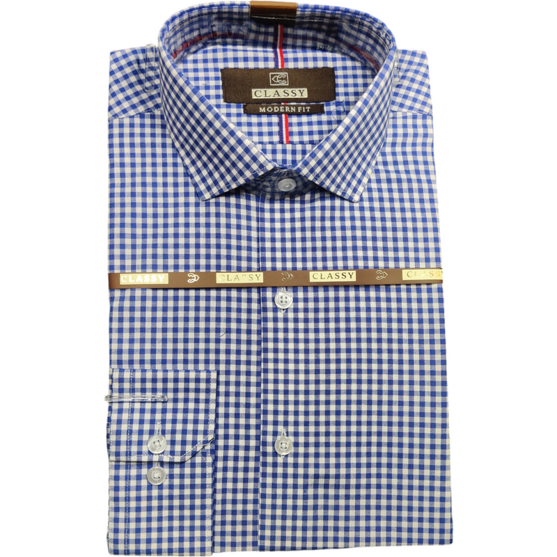 Formal Check Shirt Premium