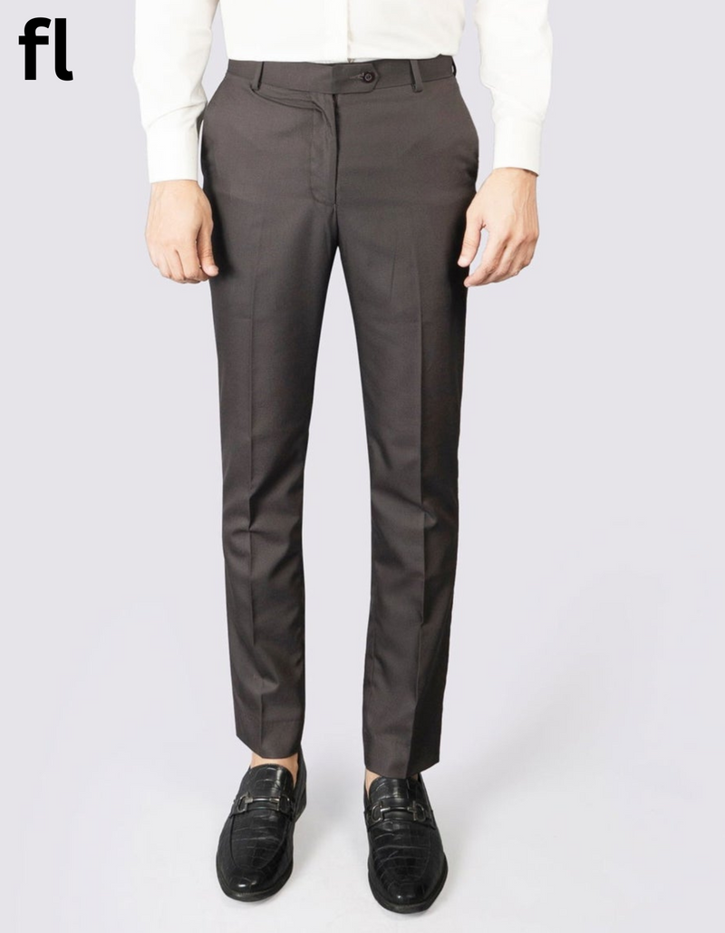 Formal Pant Brown Light Color Suiting Stuff